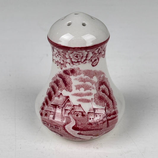 Vintage salt-og peberbøsse, Engelsk fajance