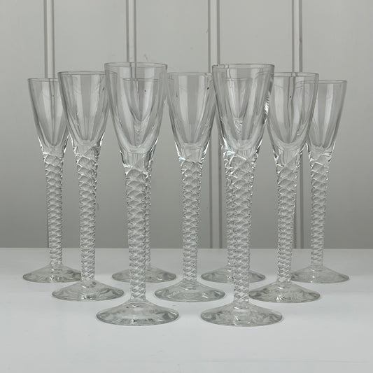 Amager Twist snapseglas, Holmegaard