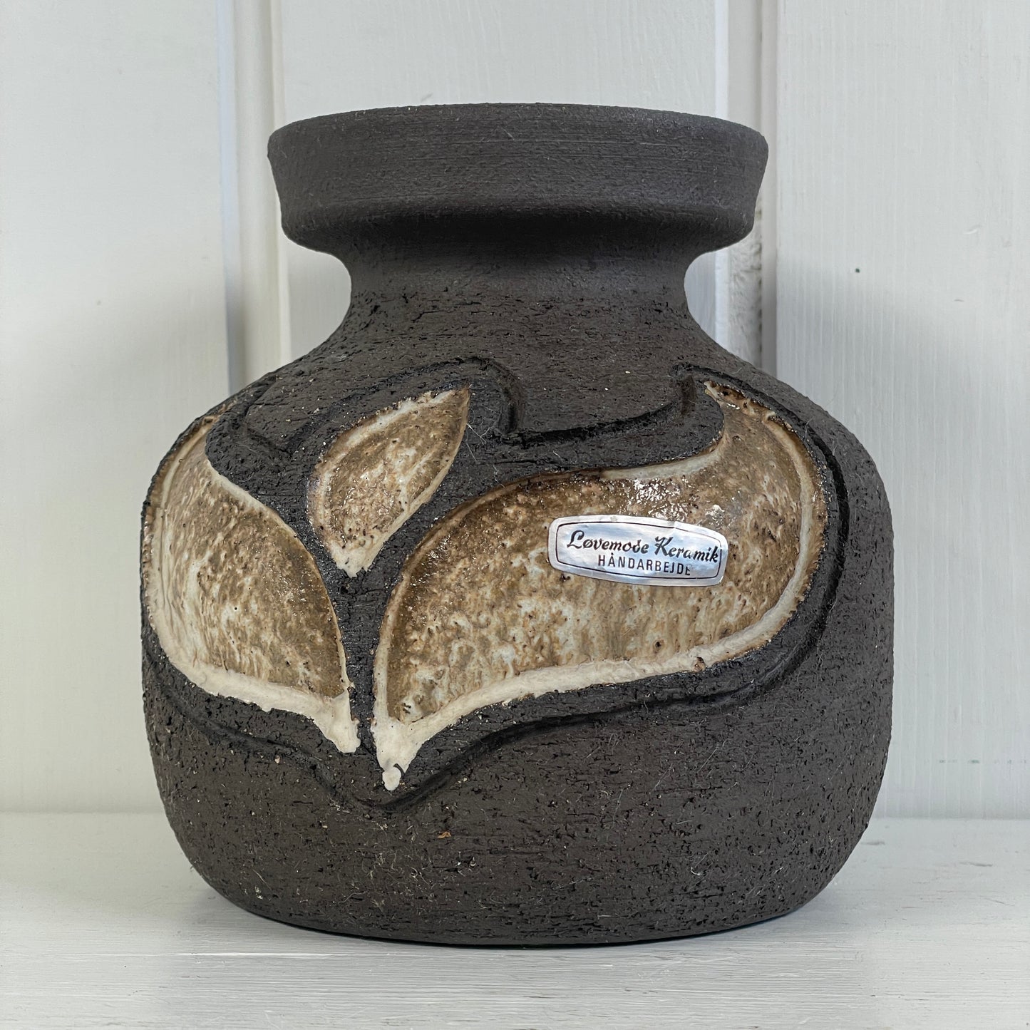Løvemose keramik vase