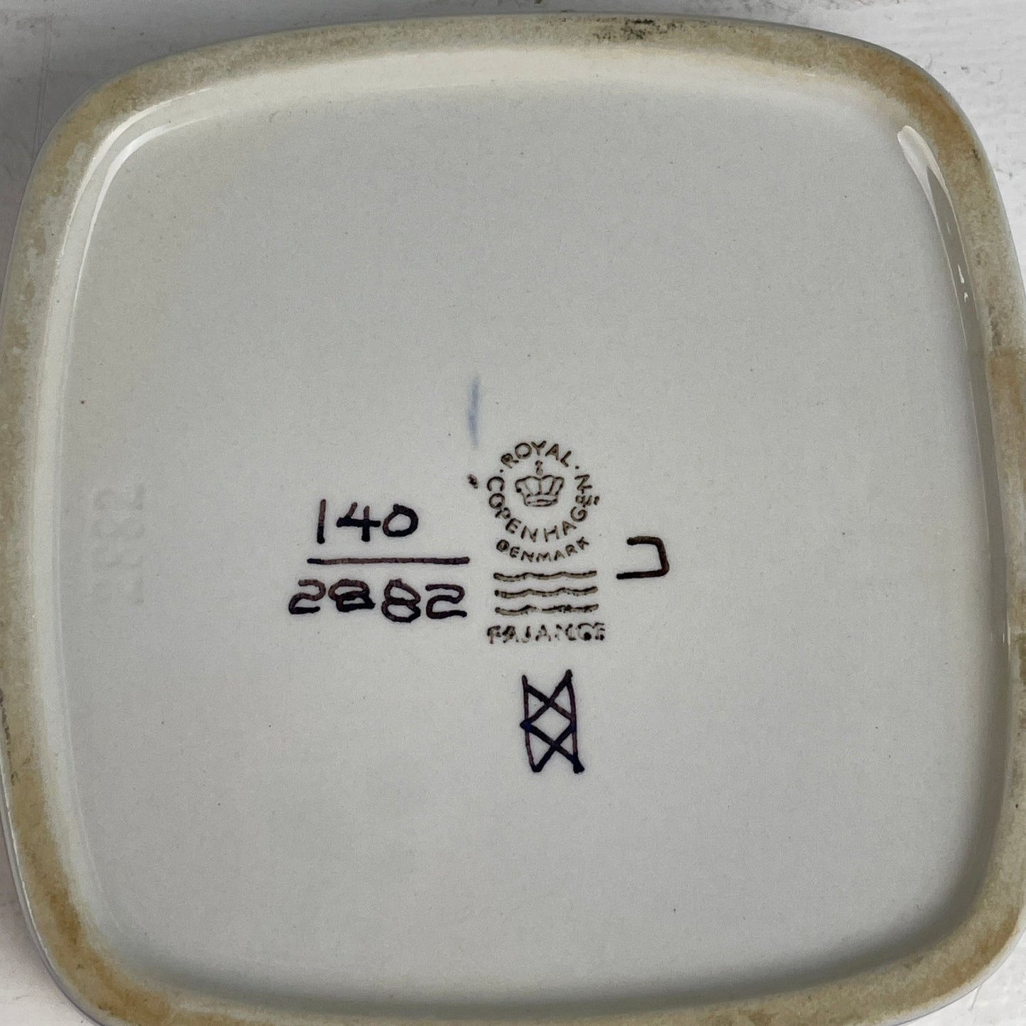 Aluminia/Royal Copenhagen Tenera - serie fajanceskål/smørbrik - Mission Afrika Genbrug