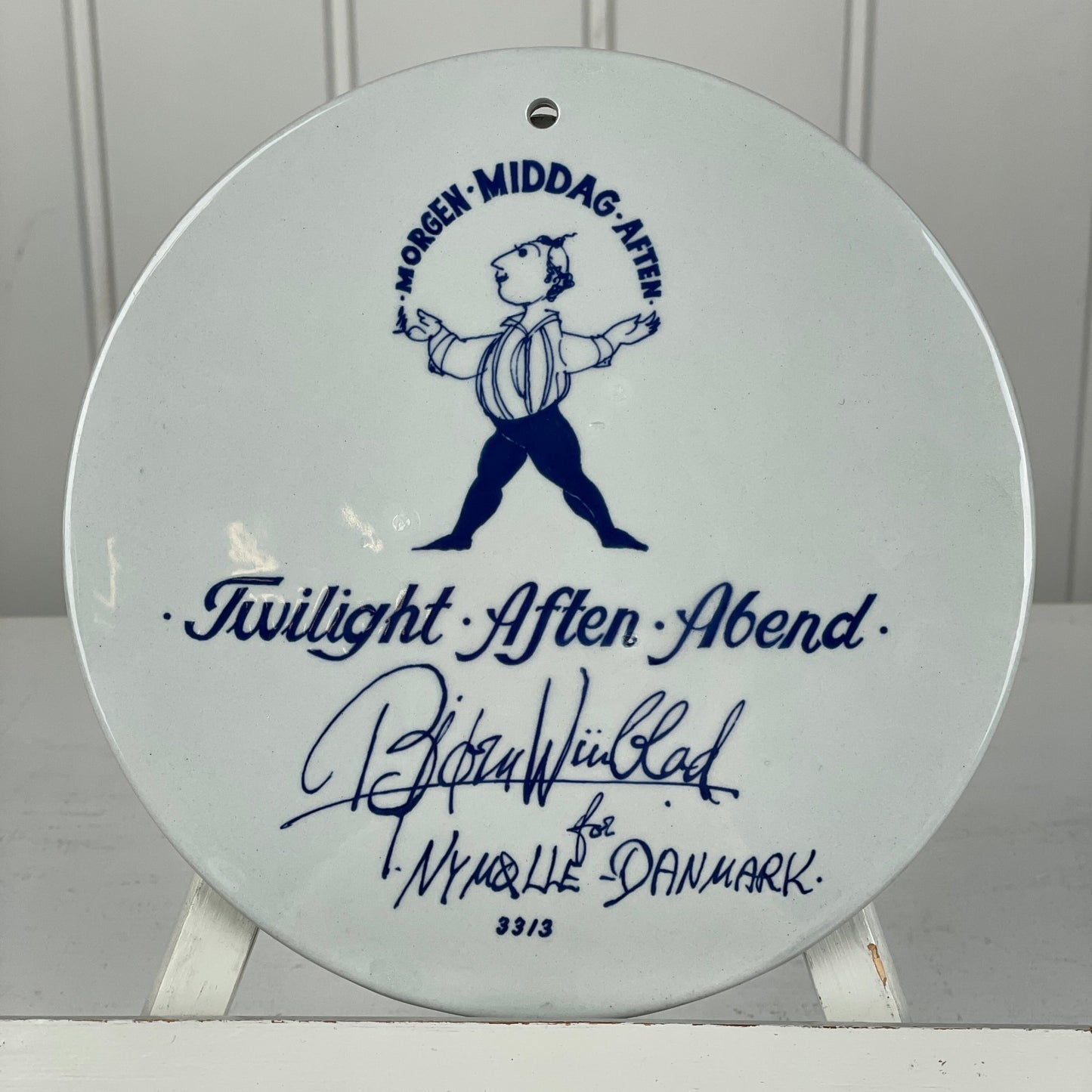 Bjørn Wiinblad “Morgen, Middag, Aften” platter - Mission Afrika Genbrug