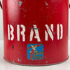 Gammel brand spand i zink - Mission Afrika Genbrug