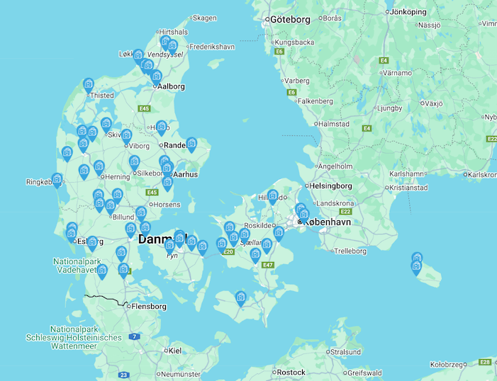 Genbrugsbutikker i Danmark