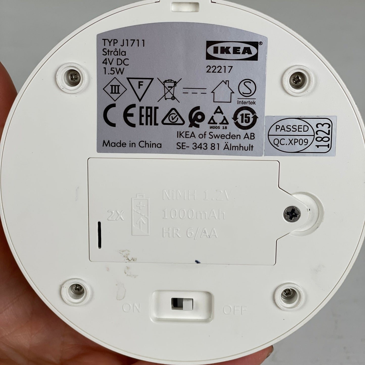 Ikea strala lampe - Mission Afrika Genbrug