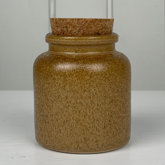 keramik krukke med korkprop - Mission Afrika Genbrug