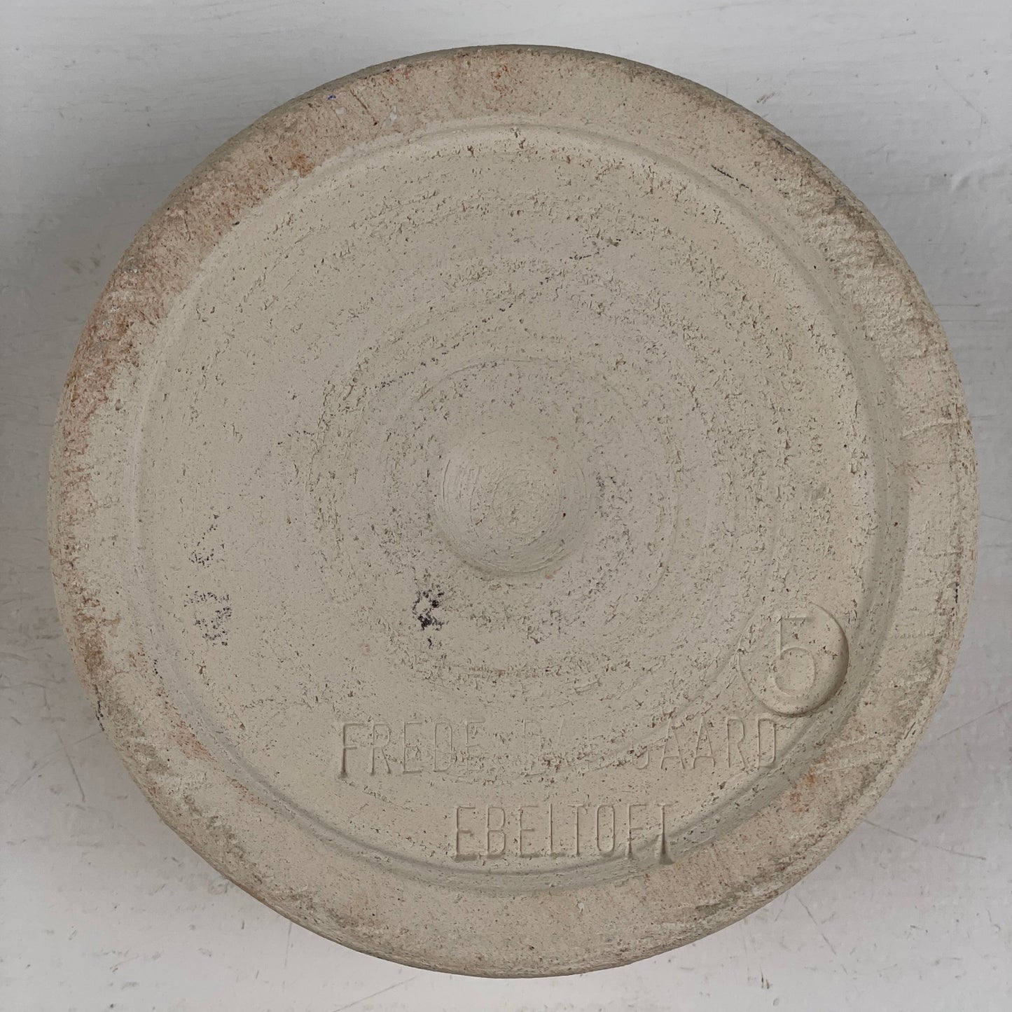 Keramik lysestage, Frede Damgaard, Ebeltoft - Mission Afrika Genbrug