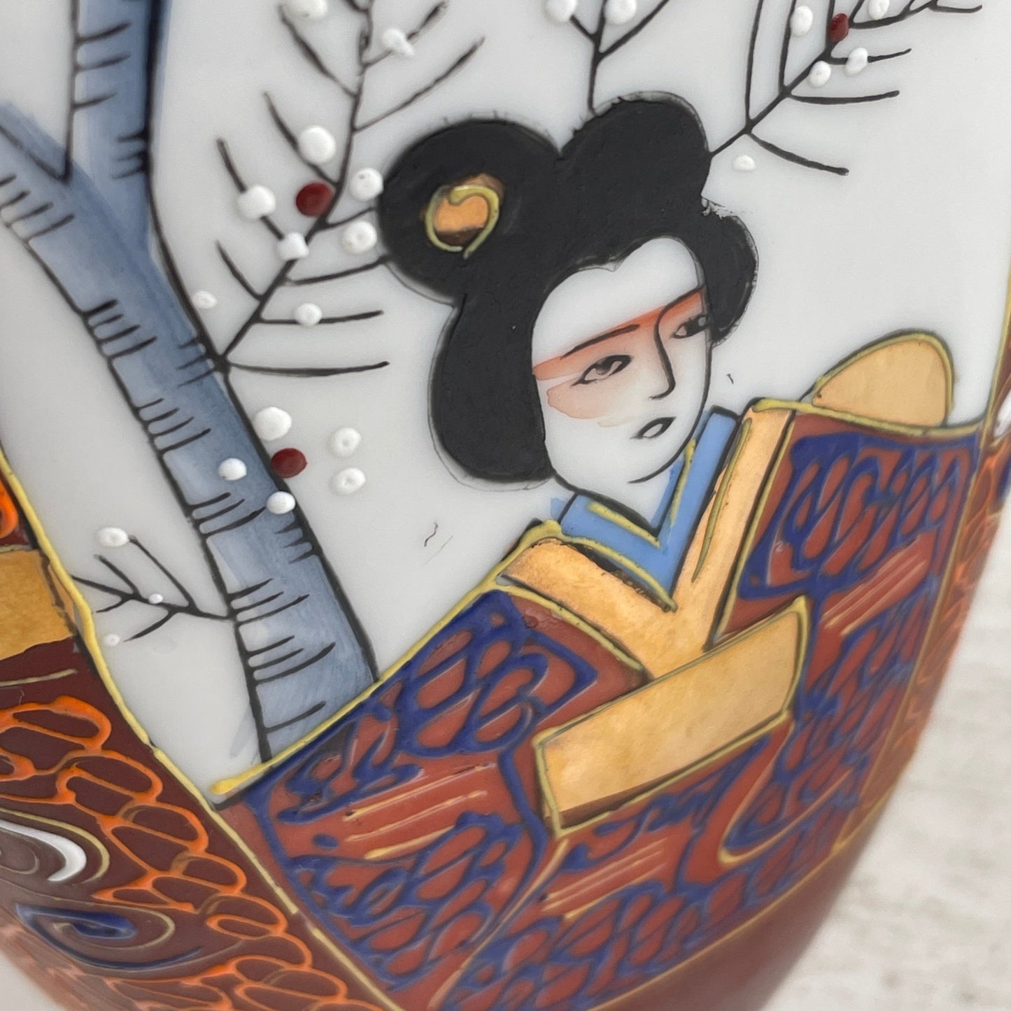 Kinesisk vase - Mission Afrika Genbrug