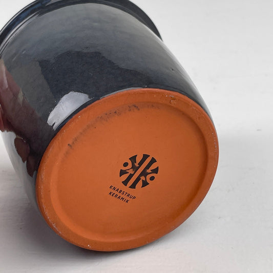 Knabstrup keramik syltekrukke/potteskjuler 9cm - Mission Afrika Genbrug