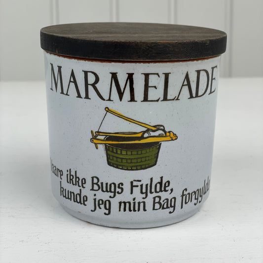 Knabstrup marmelade krukke - Mission Afrika Genbrug