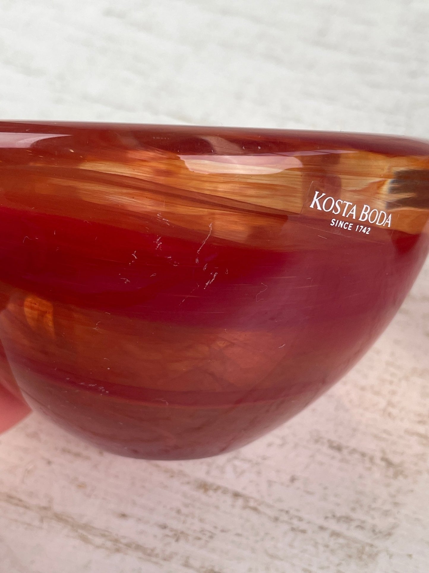 Kosta Boda “Atoll” fyrfadsstager i glas. Sælges samlet. - Mission Afrika Genbrug