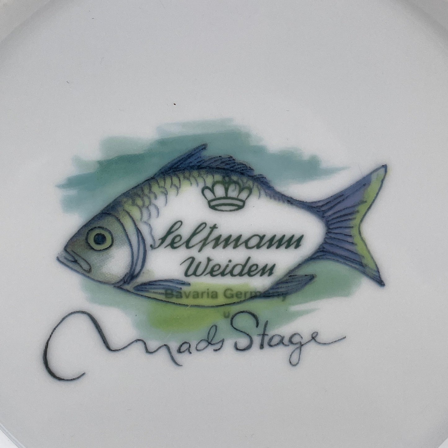 Mads Stage fiskestel - Dessert tallerken - Mission Afrika Genbrug