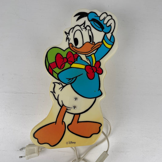 Retro Disney væglampe med Anders And - Mission Afrika Genbrug