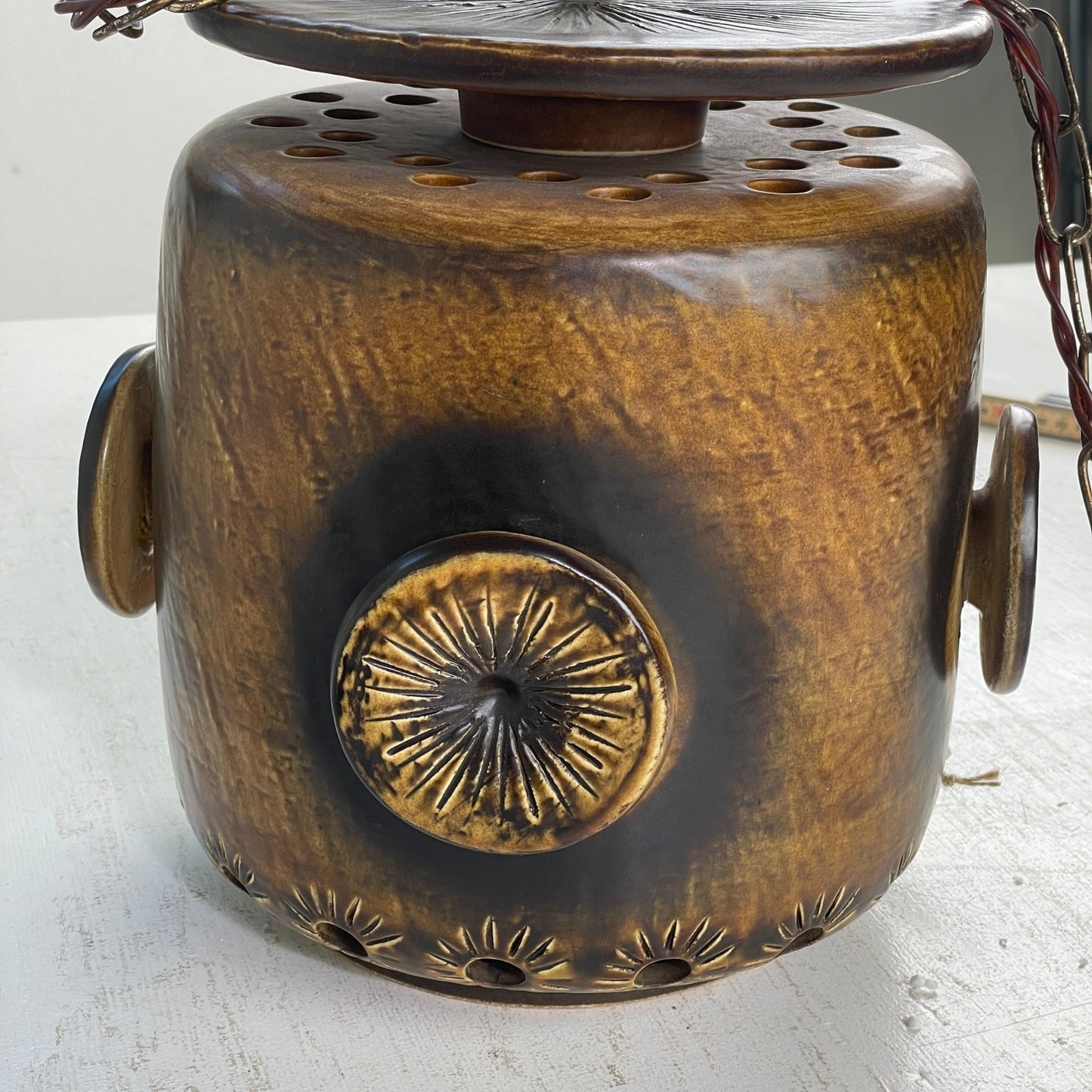 Retro keramik lampe - Mission Afrika Genbrug
