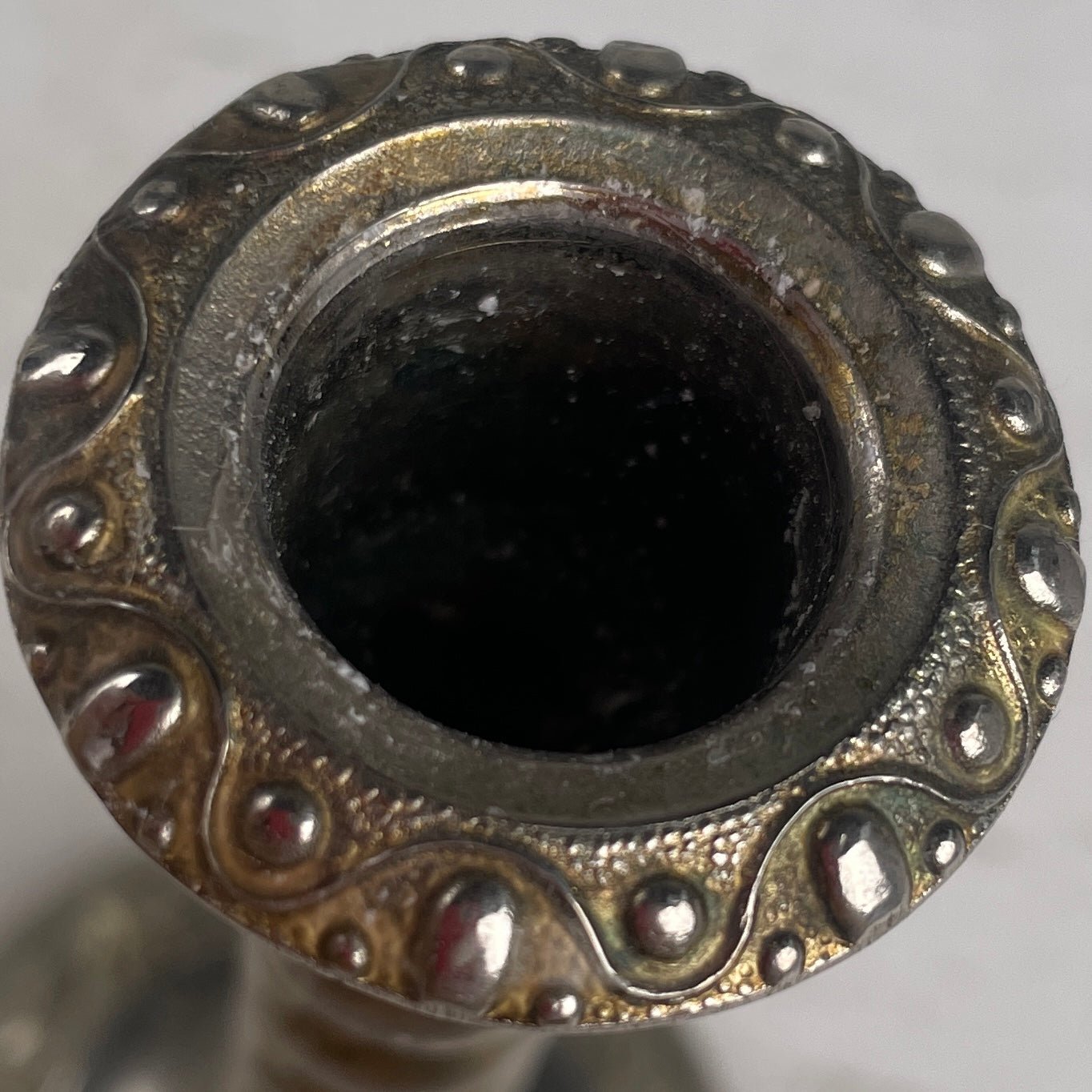 Sølvplet Lysestage Made in England - Mission Afrika Genbrug