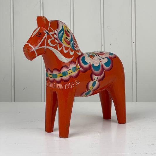 Stor svensk “Dalahäst”, 24,5 cm. - Mission Afrika Genbrug