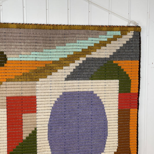 Stort vægtæppe i uld - Mission Afrika Genbrug