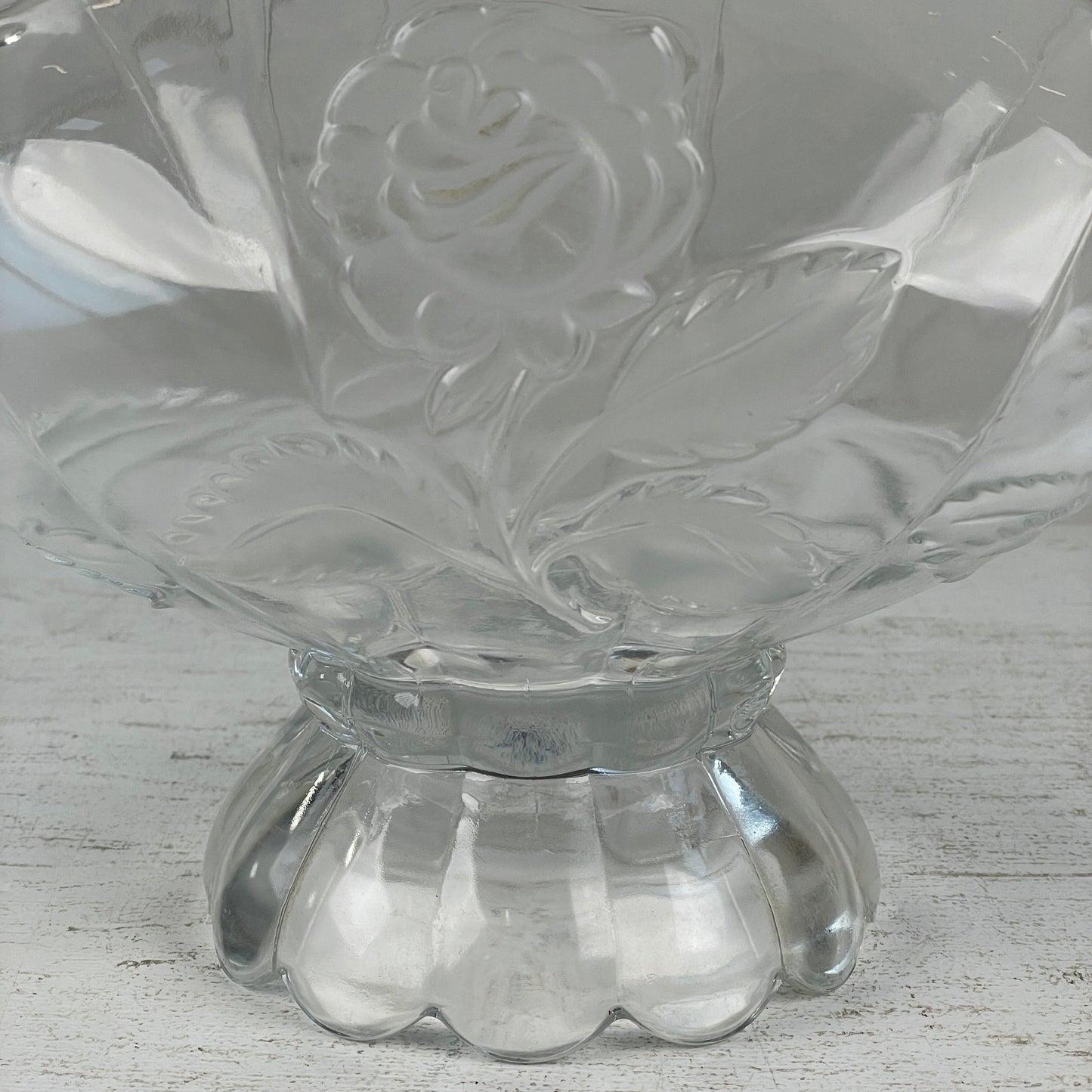 Vintage glas skål - Mission Afrika Genbrug