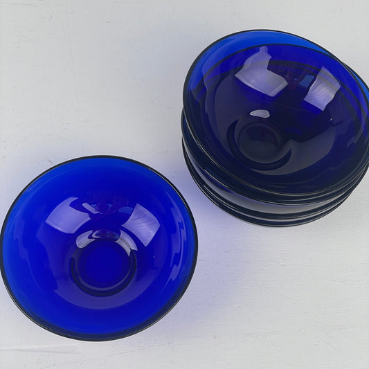 Vintage glasskåle ø14cm - Mission Afrika Genbrug