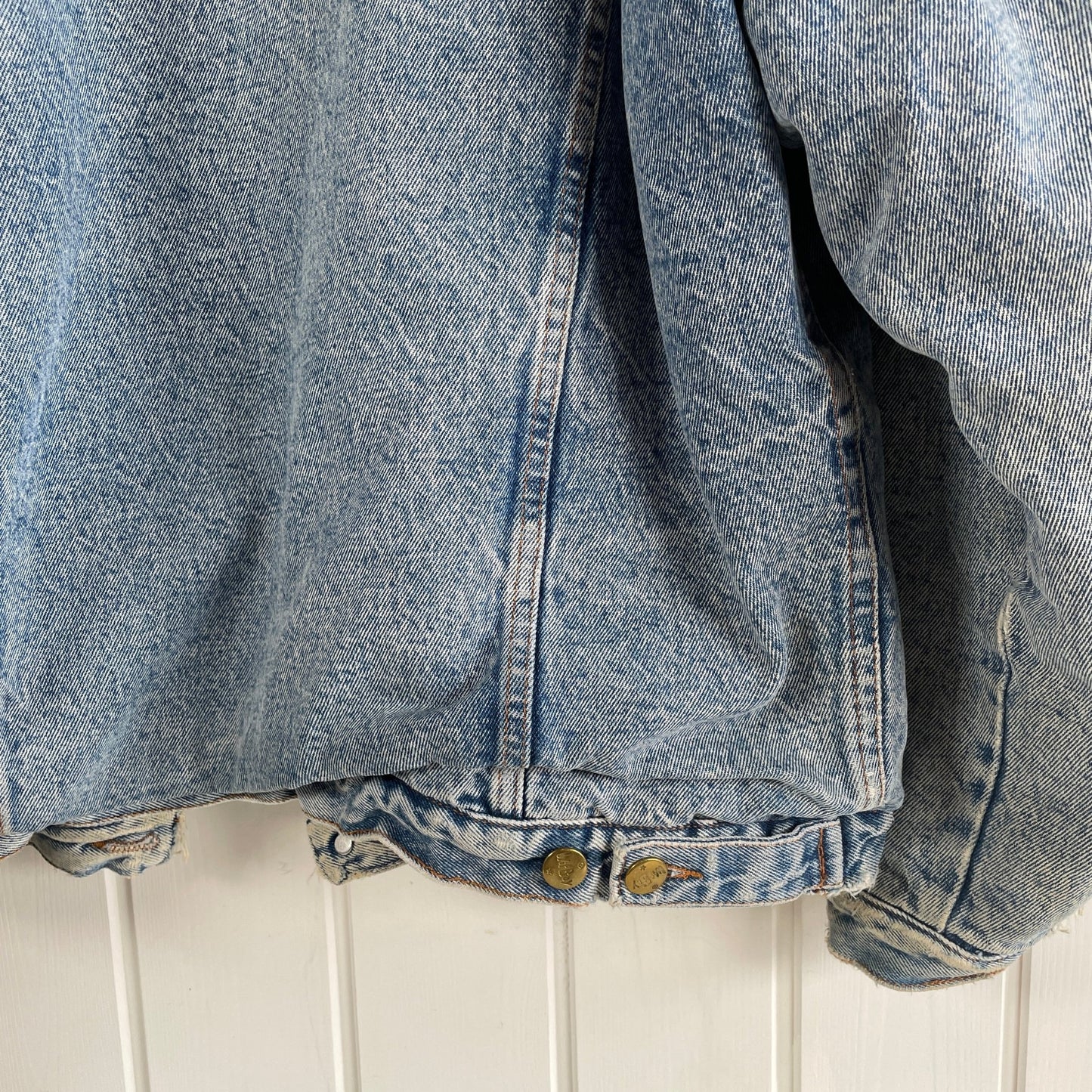 Witboy oversize vintage denimjakke - Mission Afrika Genbrug