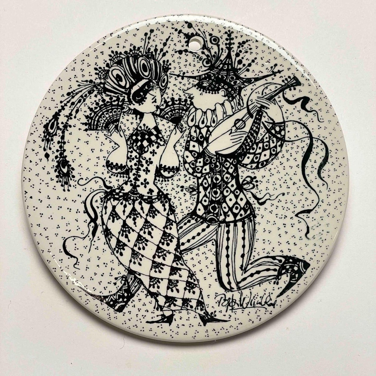 Bjørn Wiinblad platter - Frk. Rose