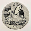 Bjørn Wiinblad platter - Frk. Rose