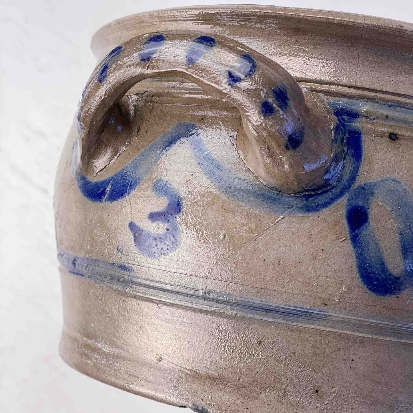 Saltglaseret krukke - Frk. Rose