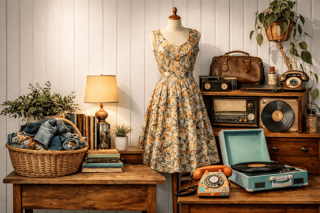 Vintage, retro eller secondhand - hvad er forskellen? - Mission Afrika Genbrug