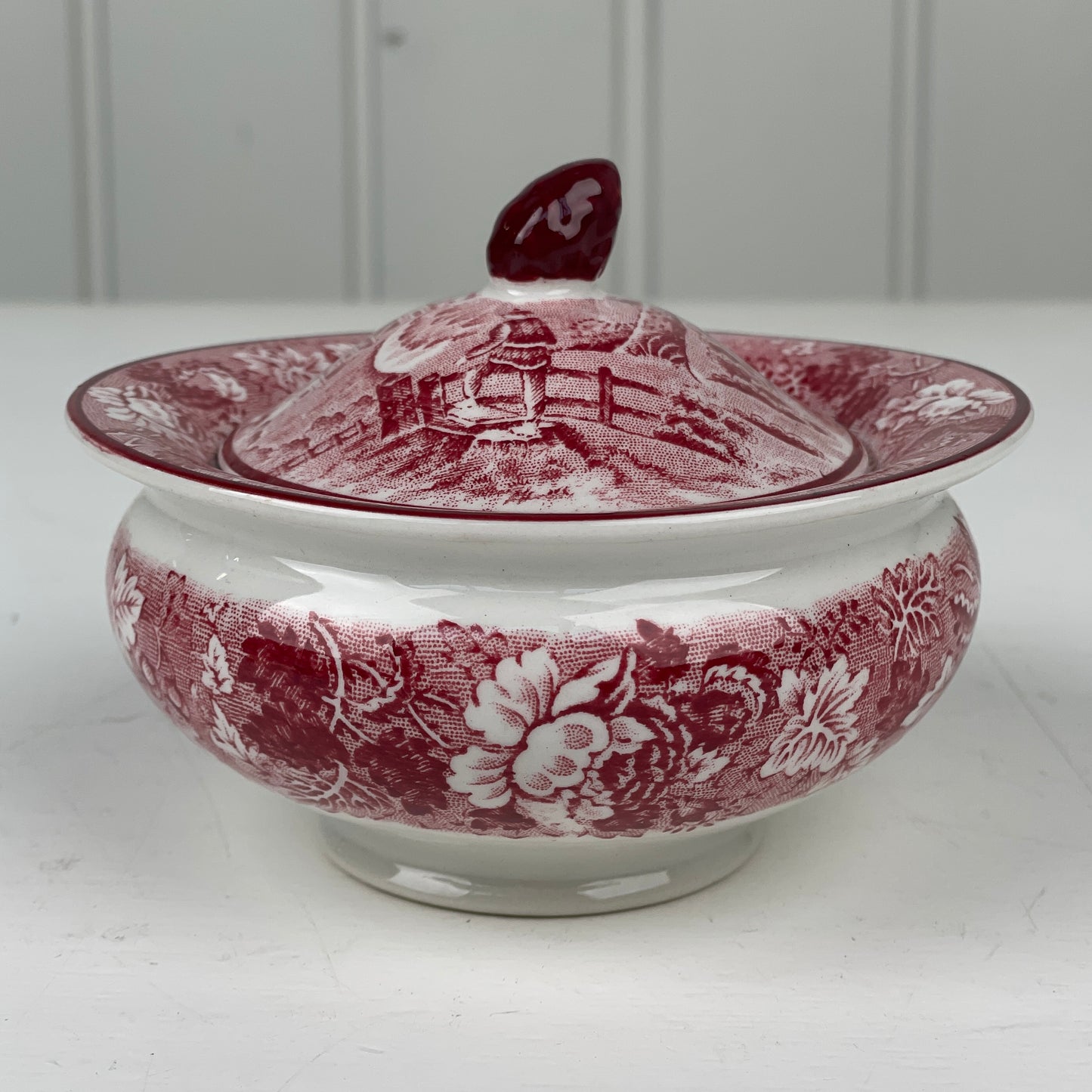 Sæt, Sukkerskål og flødekande, Engelsk fajance