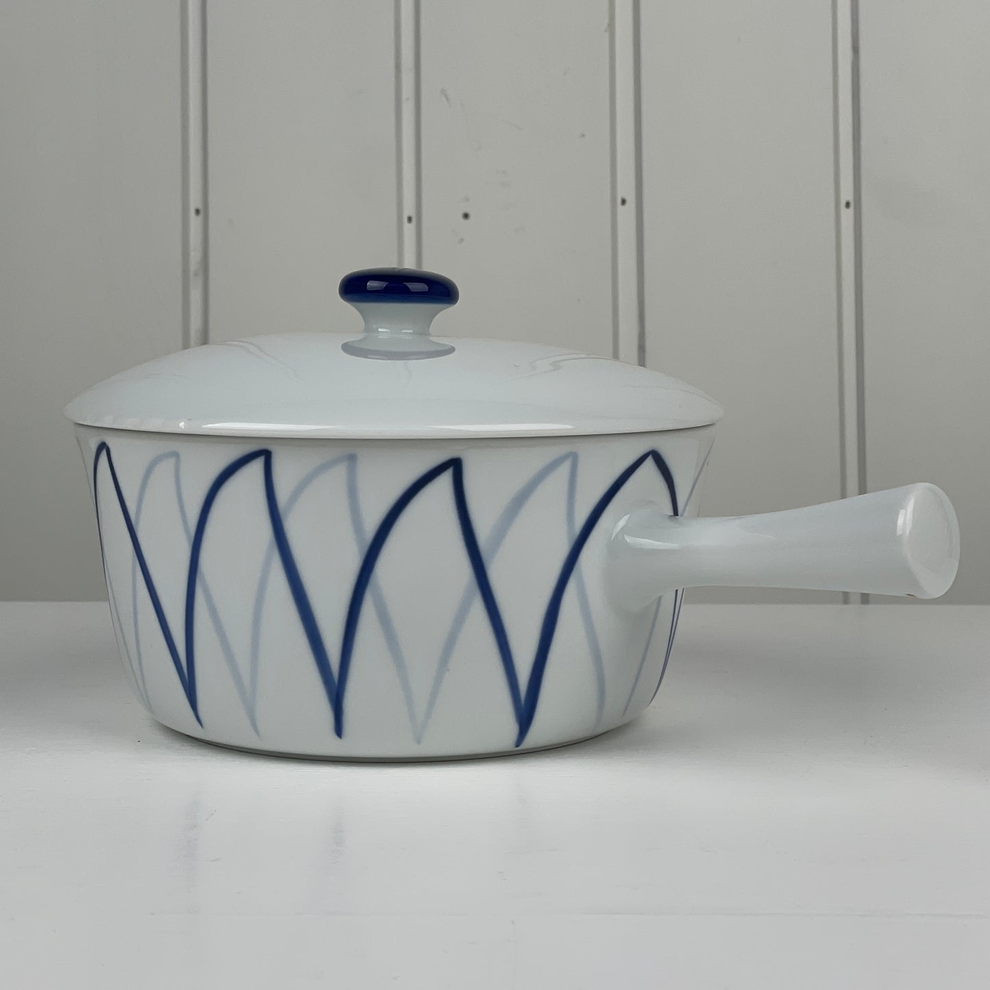 Ildfast kasserolle, “Harlekin/Blå Flamme”, Lyngby