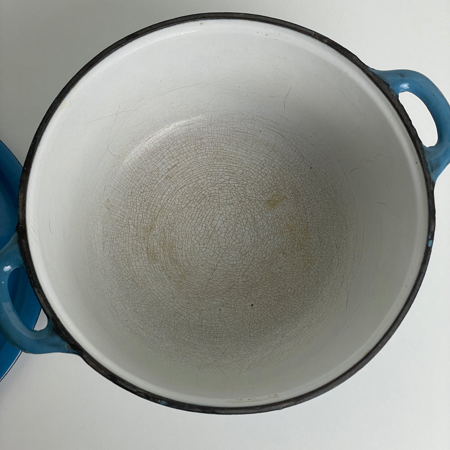 Emalje støbejernsgryde fra Glud og Marstrand