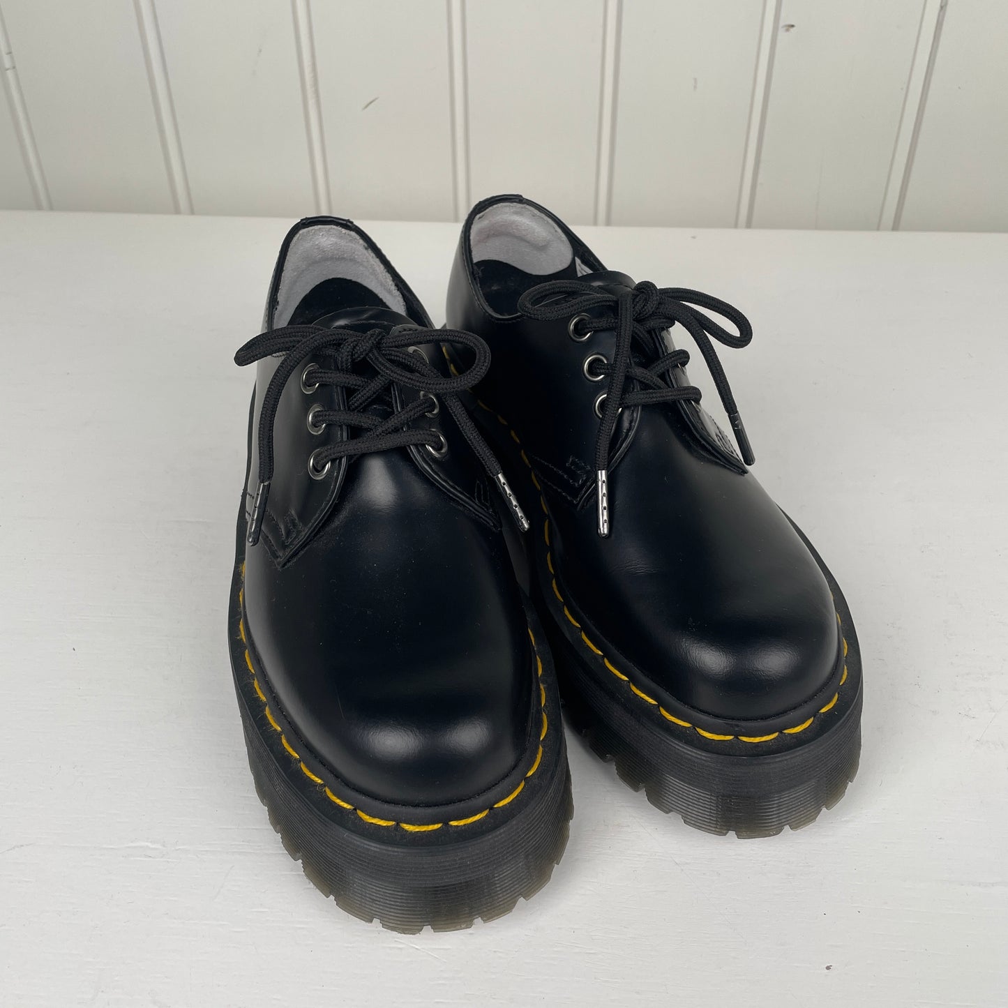 Dr. Martens Quad platform lædersko str. 38