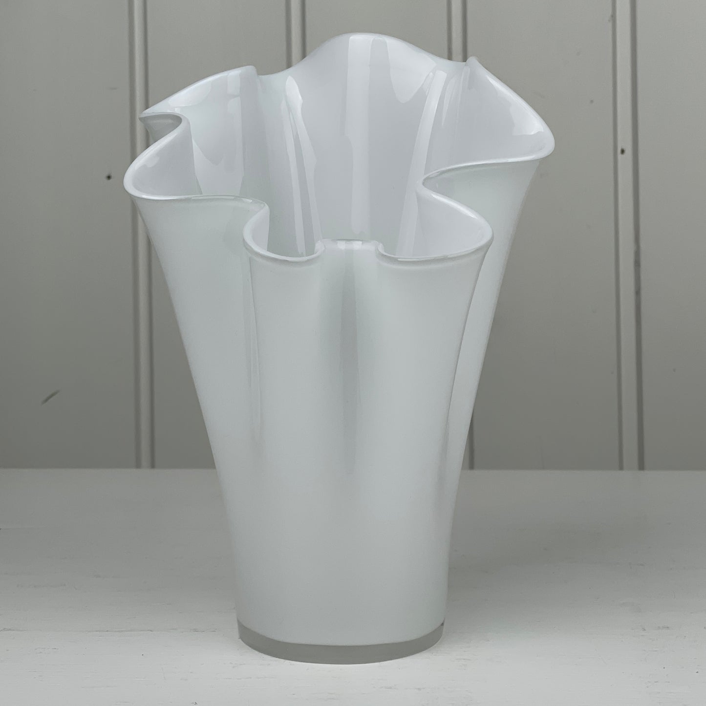 Tulipanvase, hvid