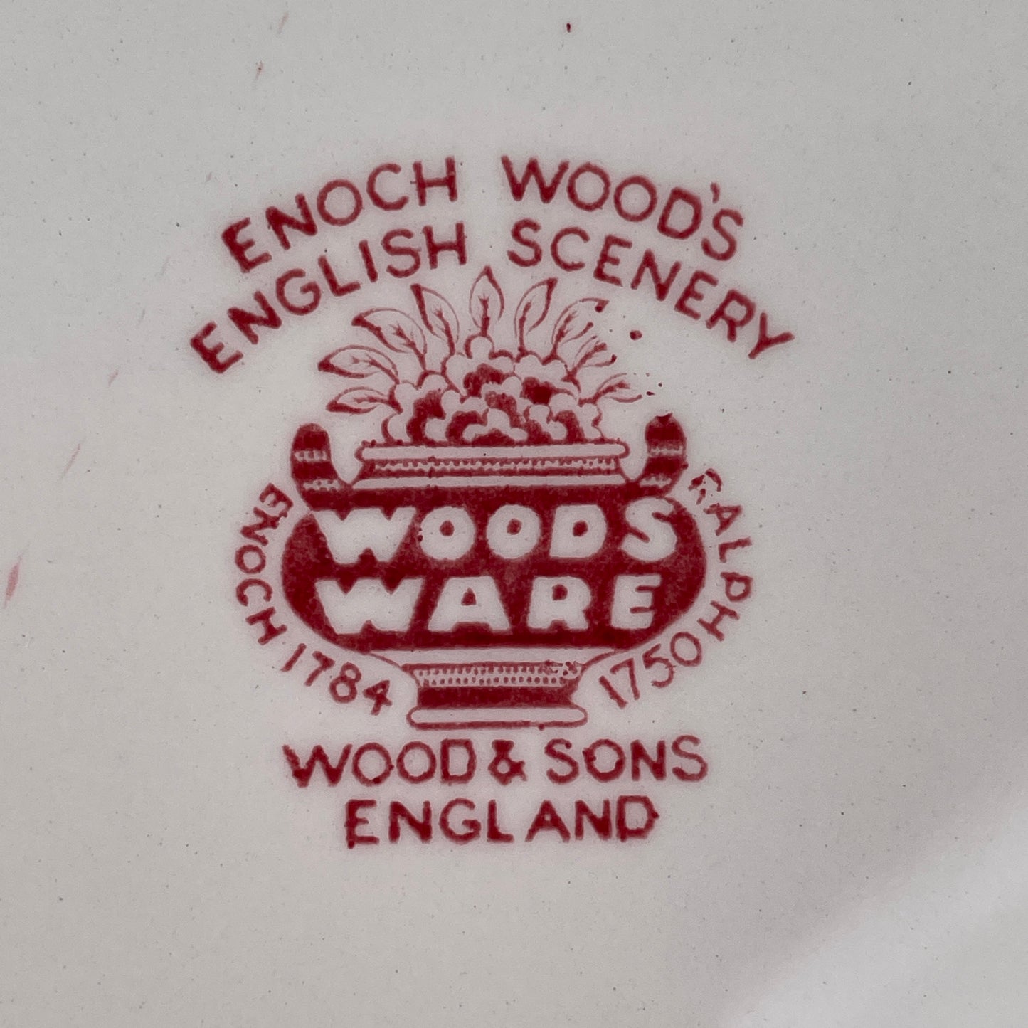 Frokosttallerken, Engelsk fajance