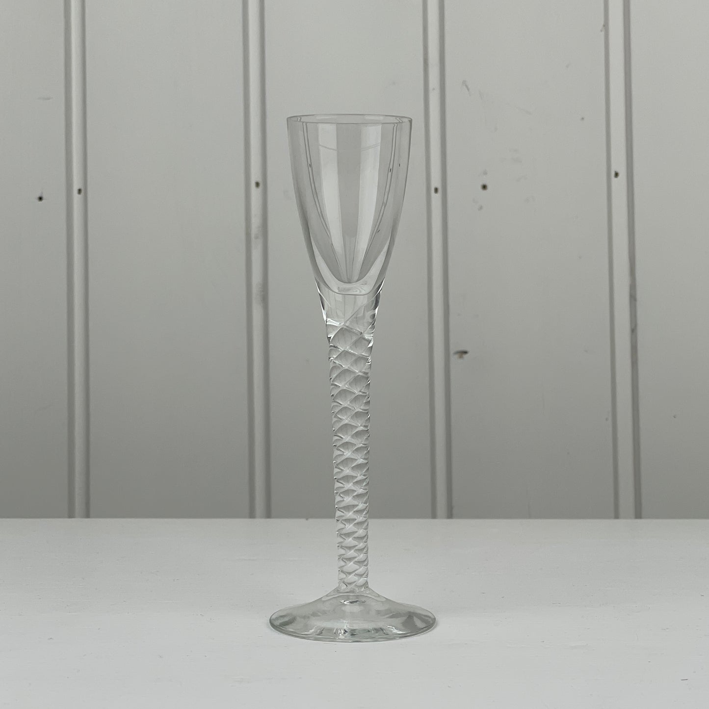 Amager Twist snapseglas, Holmegaard