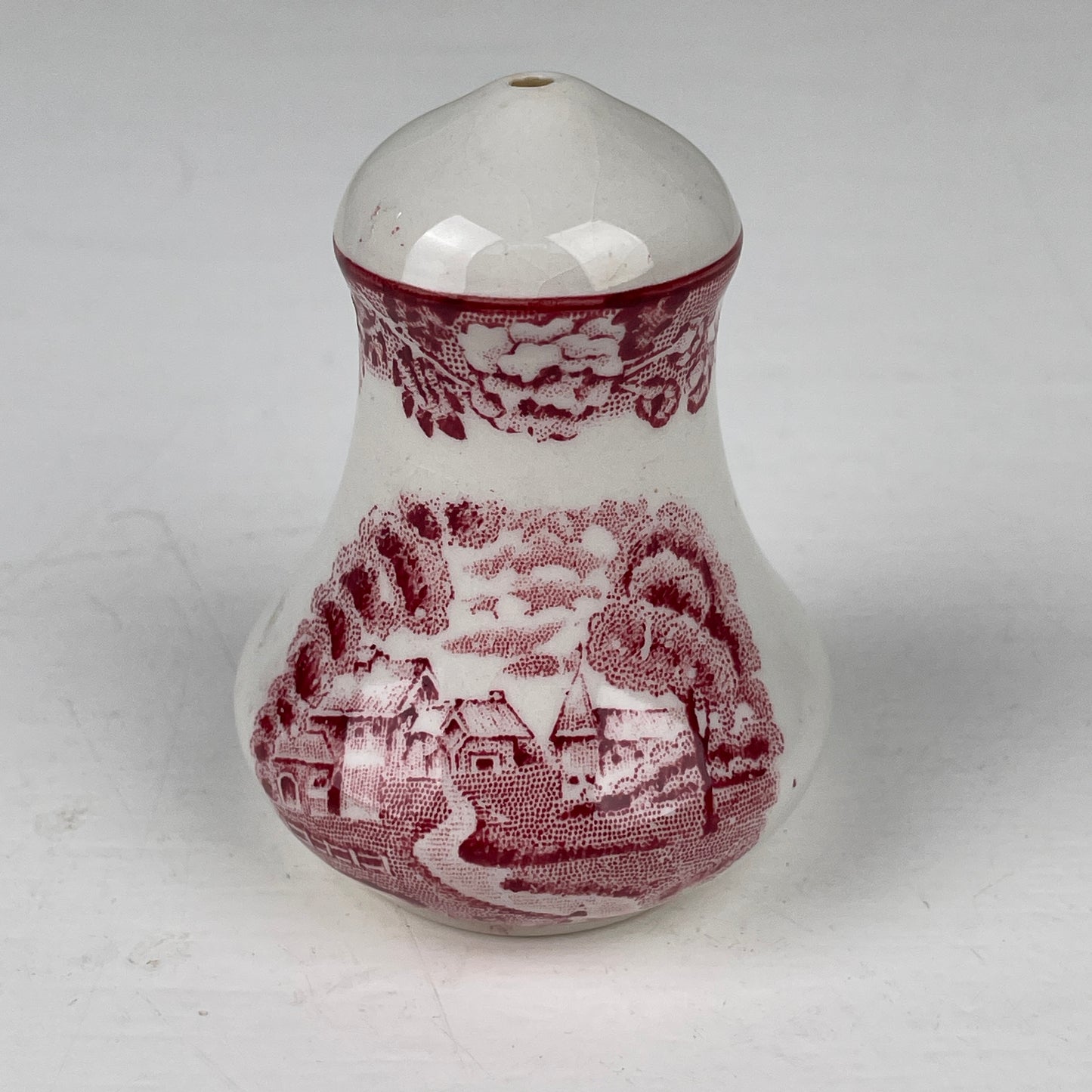 Vintage salt-og peberbøsse, Engelsk fajance