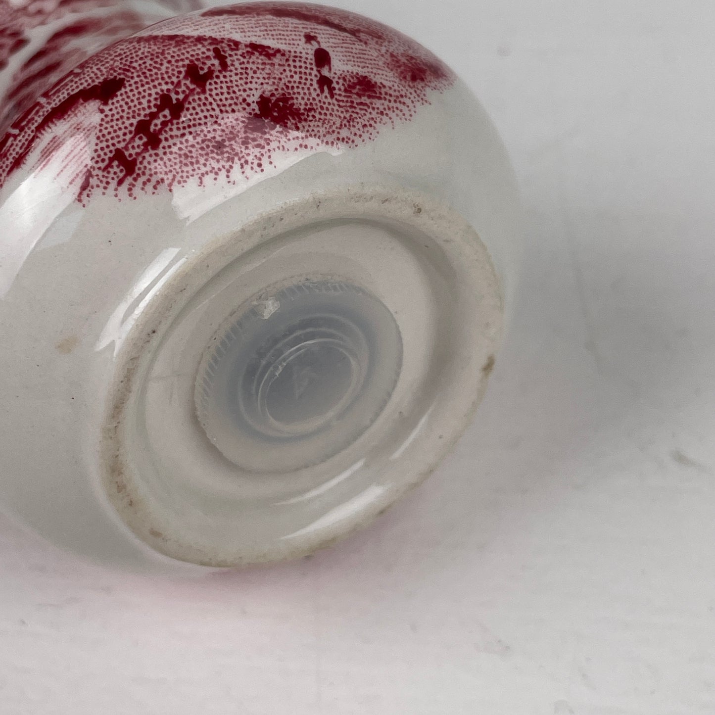 Vintage salt-og peberbøsse, Engelsk fajance