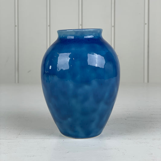 Knabstrup, blå keramik vase