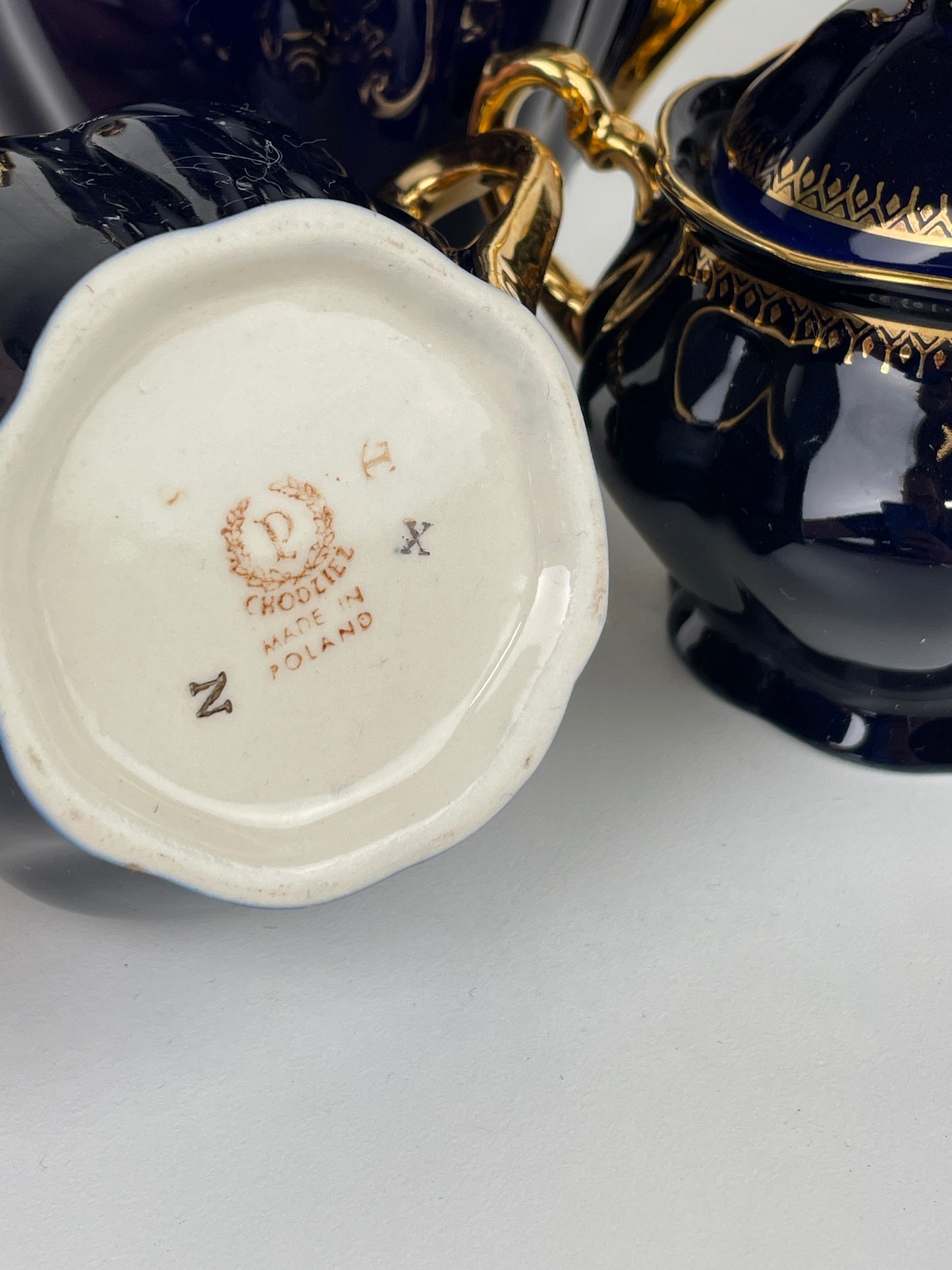 Vintage / antik polsk mokkastel