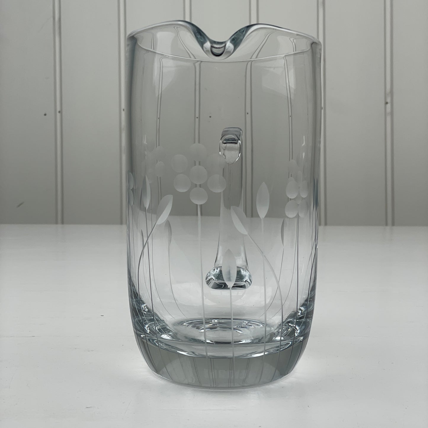 Stor vintage glaskande