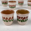 Keramik kande med små bægre