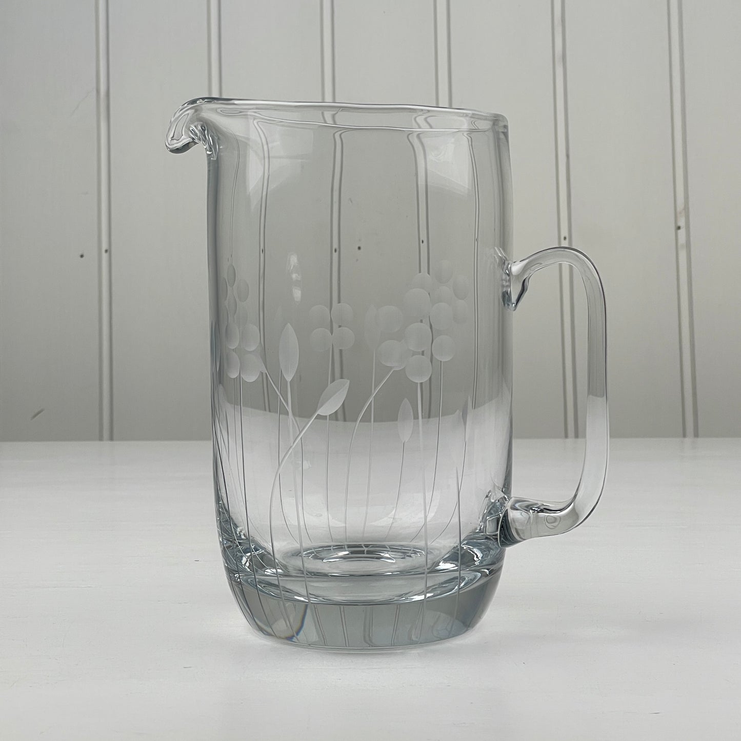 Stor vintage glaskande