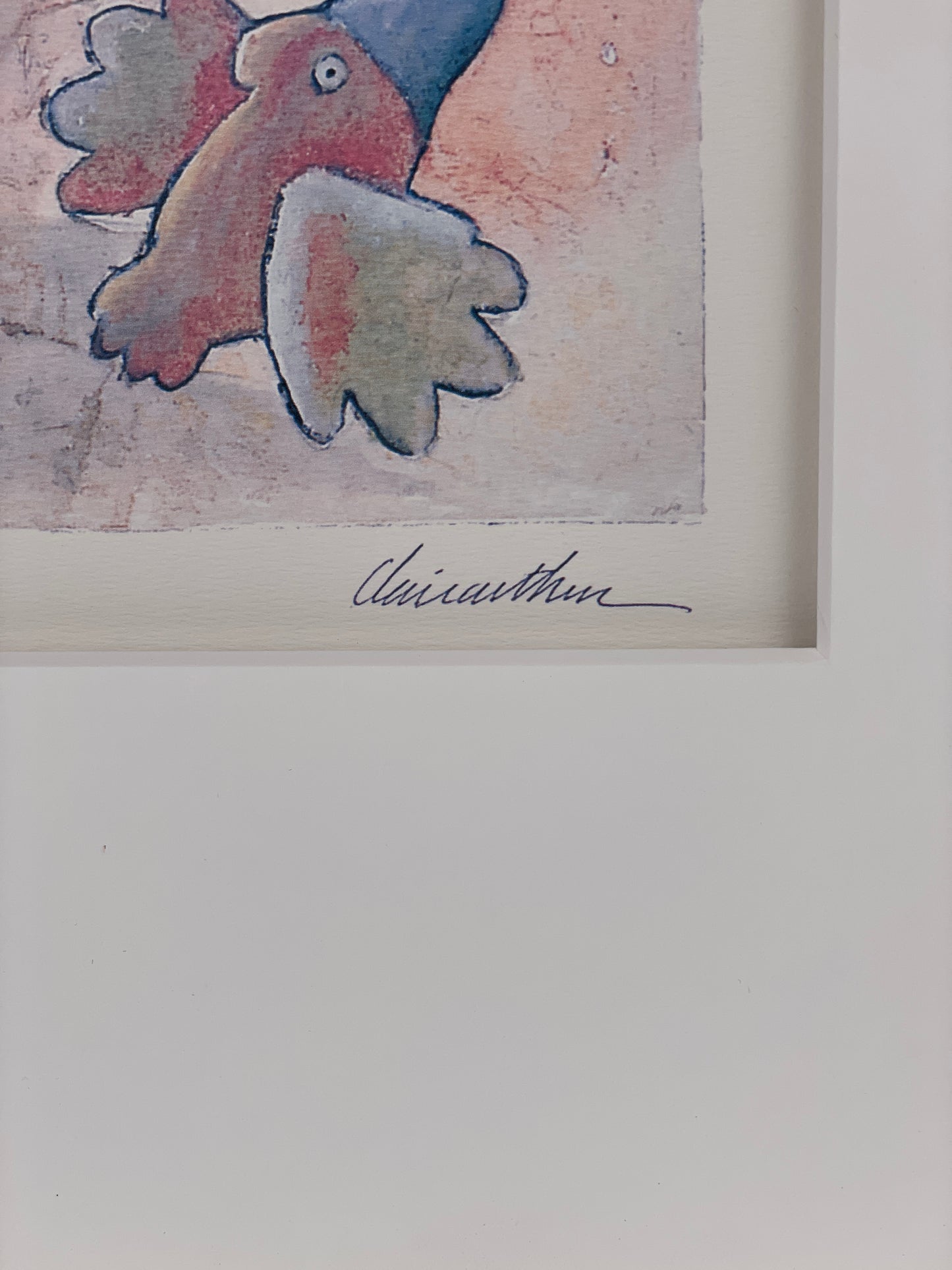 Litografi af Clair Arthur