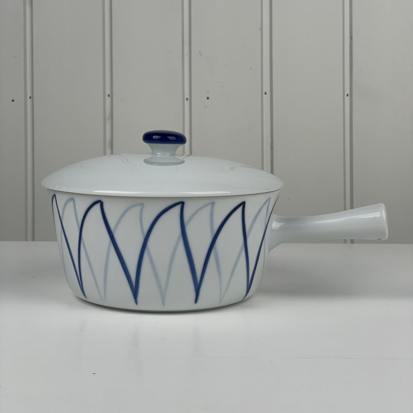 Ildfast kasserolle, “Harlekin/Blå Flamme”, Lyngby