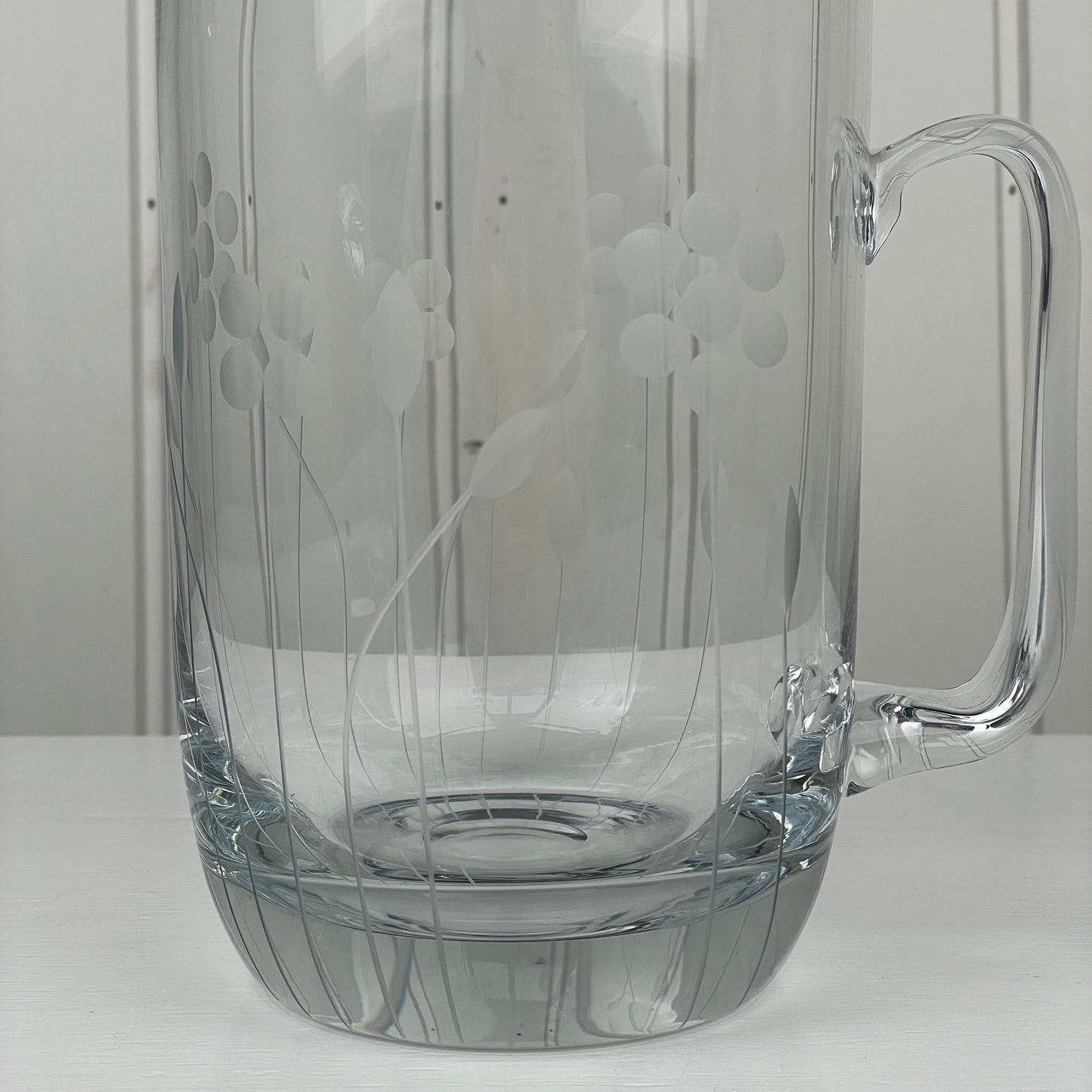 Stor vintage glaskande