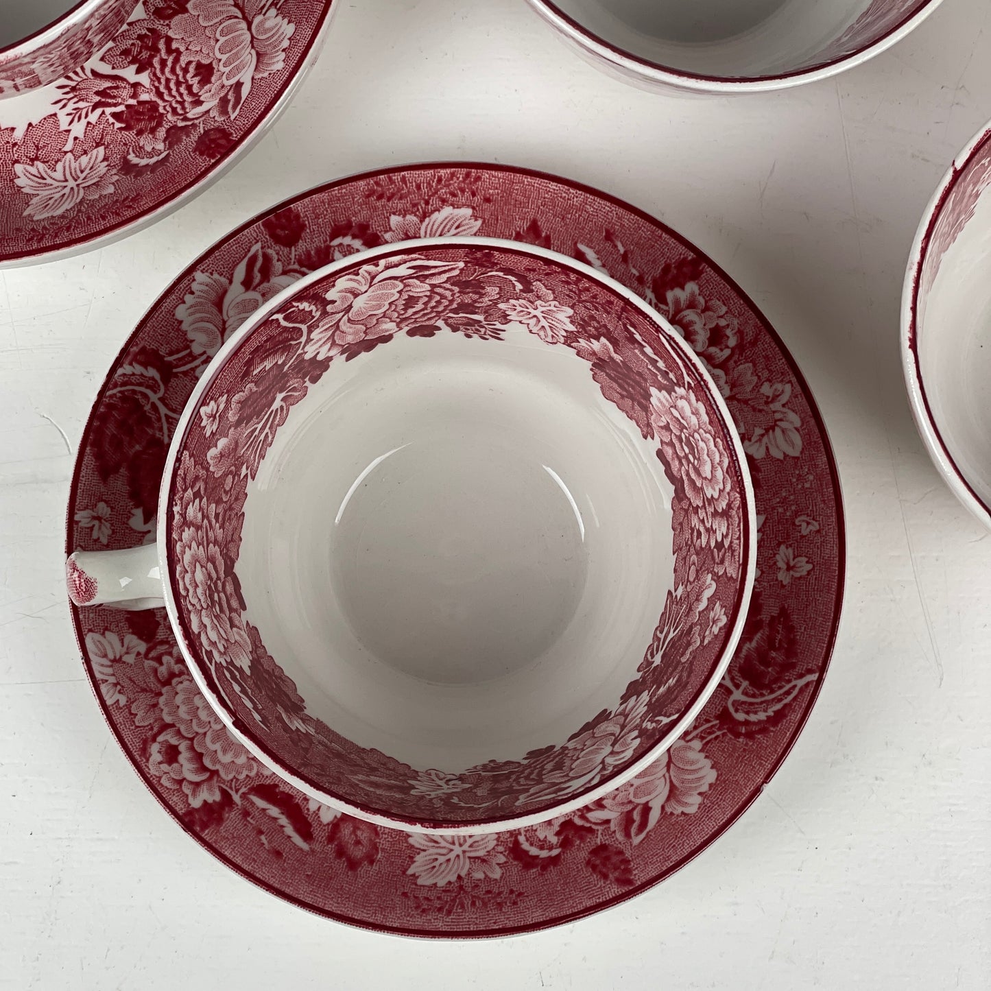 Tekop m. underkop, Engelsk fajance