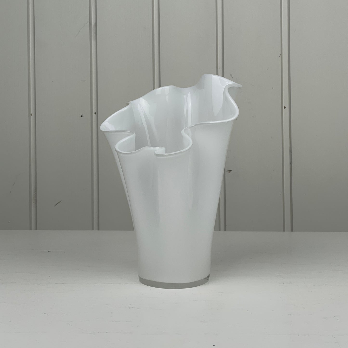 Tulipanvase, hvid
