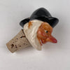 4 stk. Skænkepropper, porcelæn