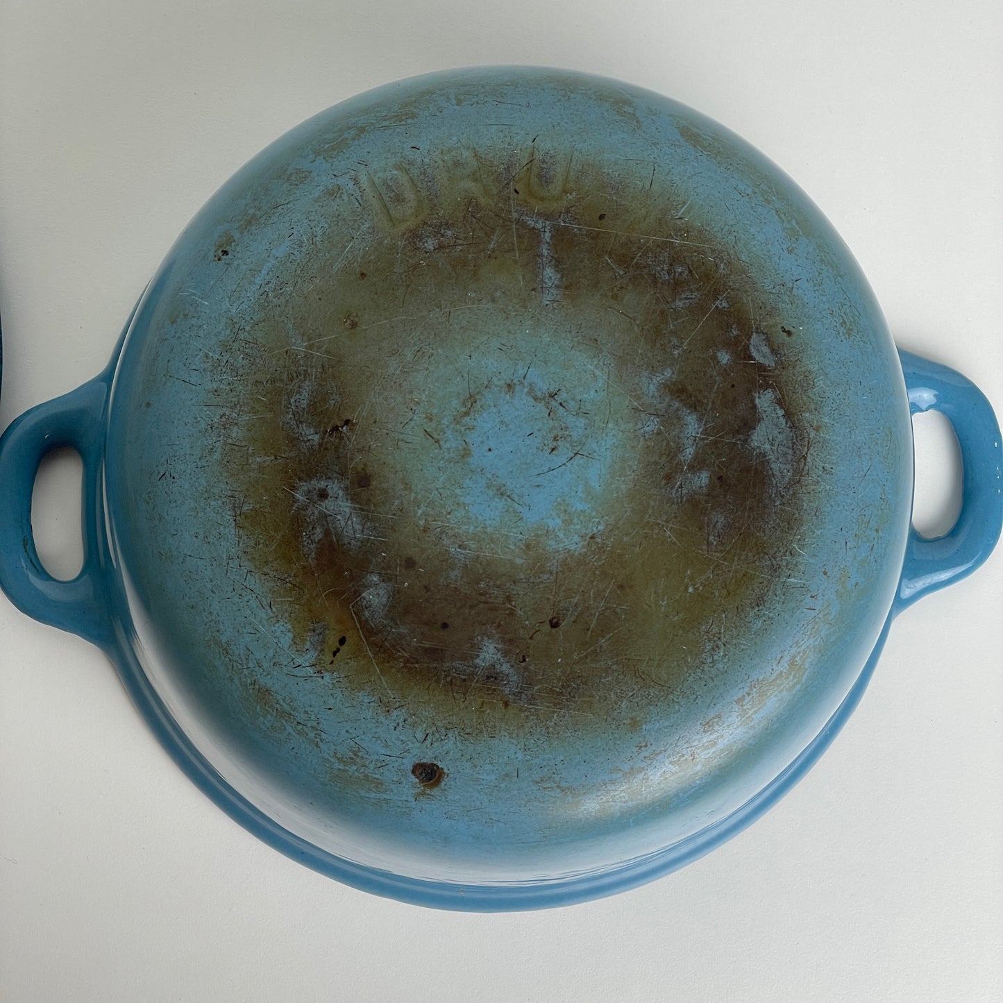 Emalje støbejernsgryde fra Glud og Marstrand