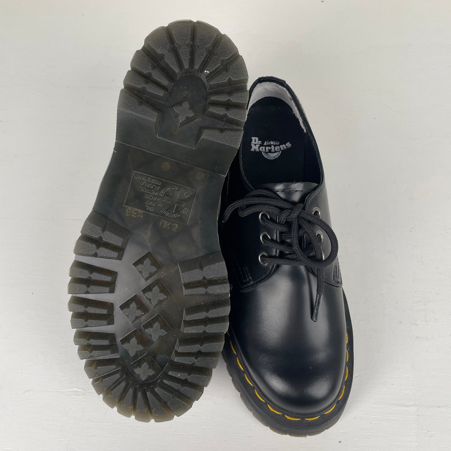 Dr. Martens Quad platform lædersko str. 38