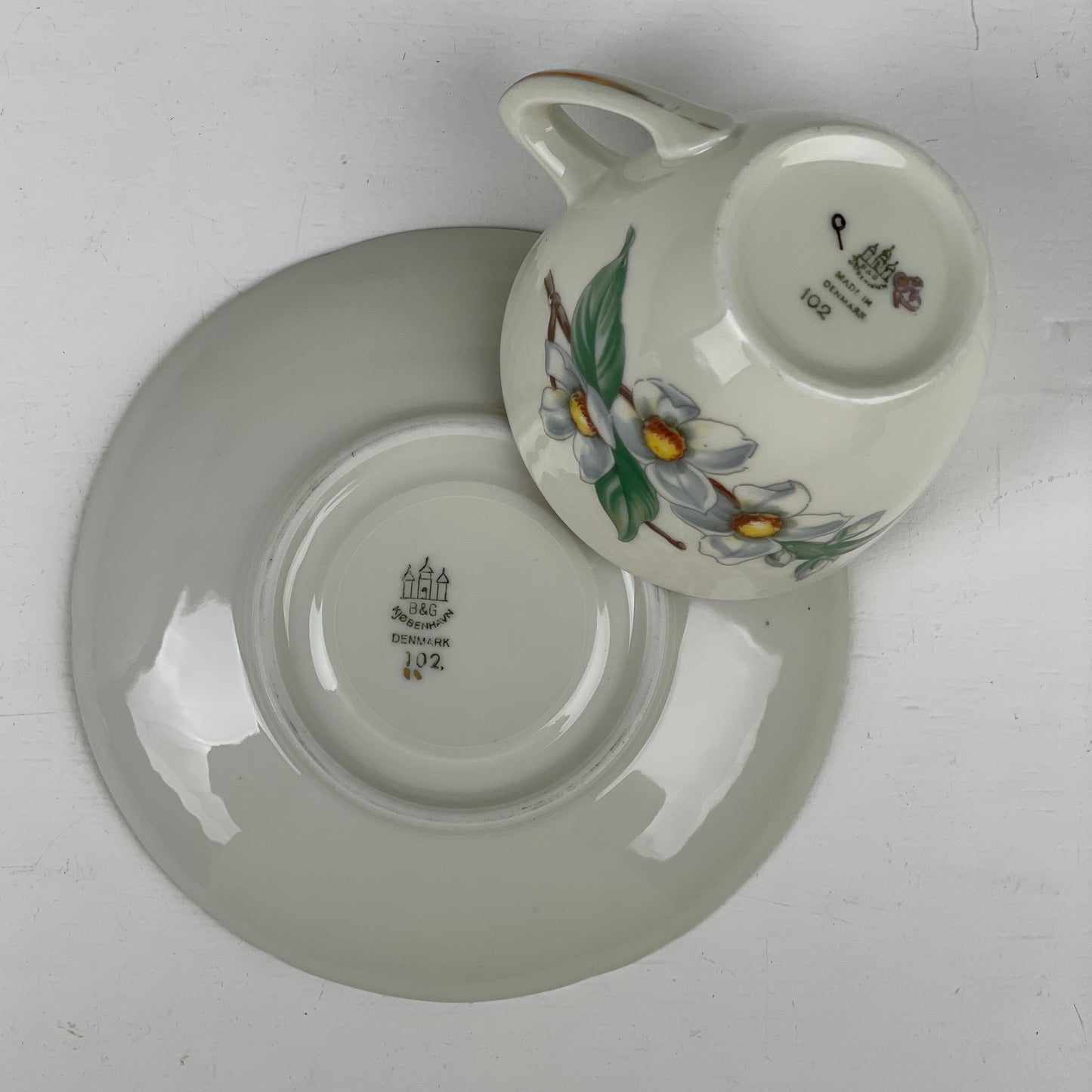 Kaffekop med underkop, Heimdal, Bing & Grøndahl